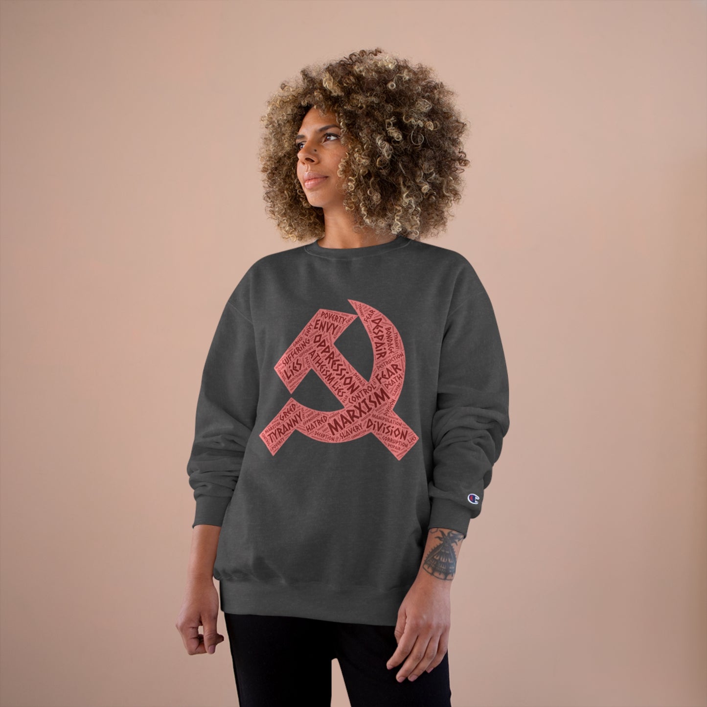 BLOOD RED MARXISM ~ Champion Sweatshirt