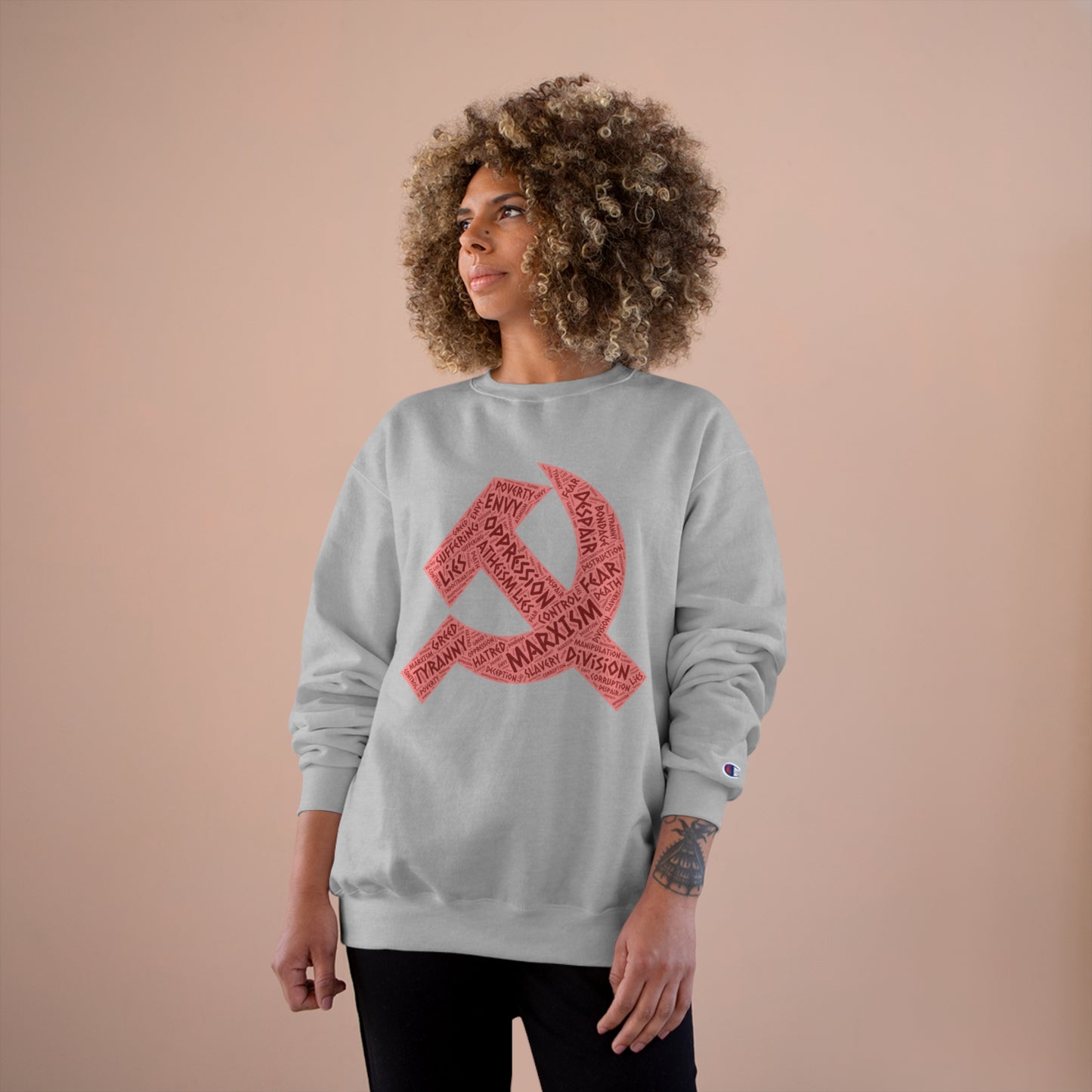 BLOOD RED MARXISM ~ Champion Sweatshirt