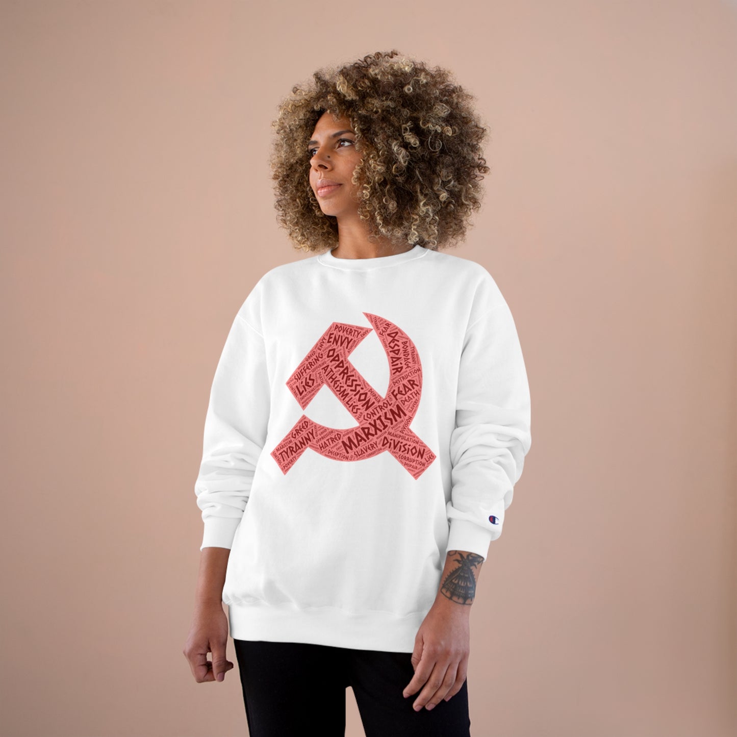 BLOOD RED MARXISM ~ Champion Sweatshirt