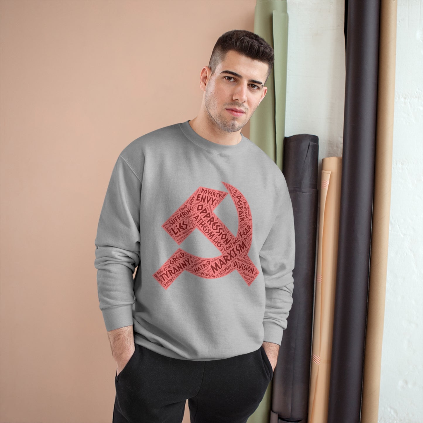 BLOOD RED MARXISM ~ Champion Sweatshirt