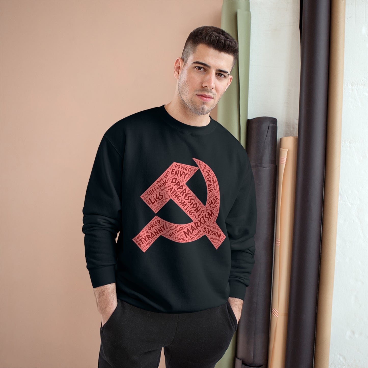 BLOOD RED MARXISM ~ Champion Sweatshirt