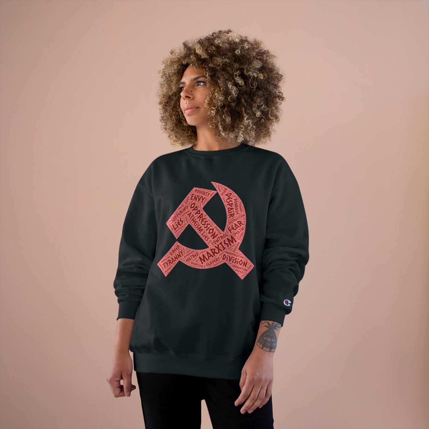 BLOOD RED MARXISM ~ Champion Sweatshirt