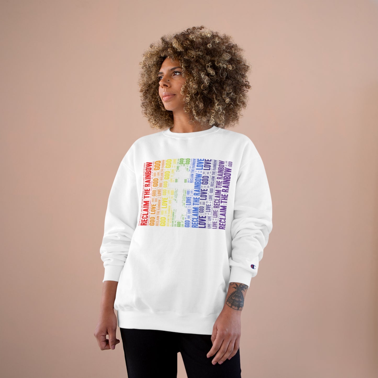 RECLAIM THE RAINBOW ~ Champion Sweatshirt