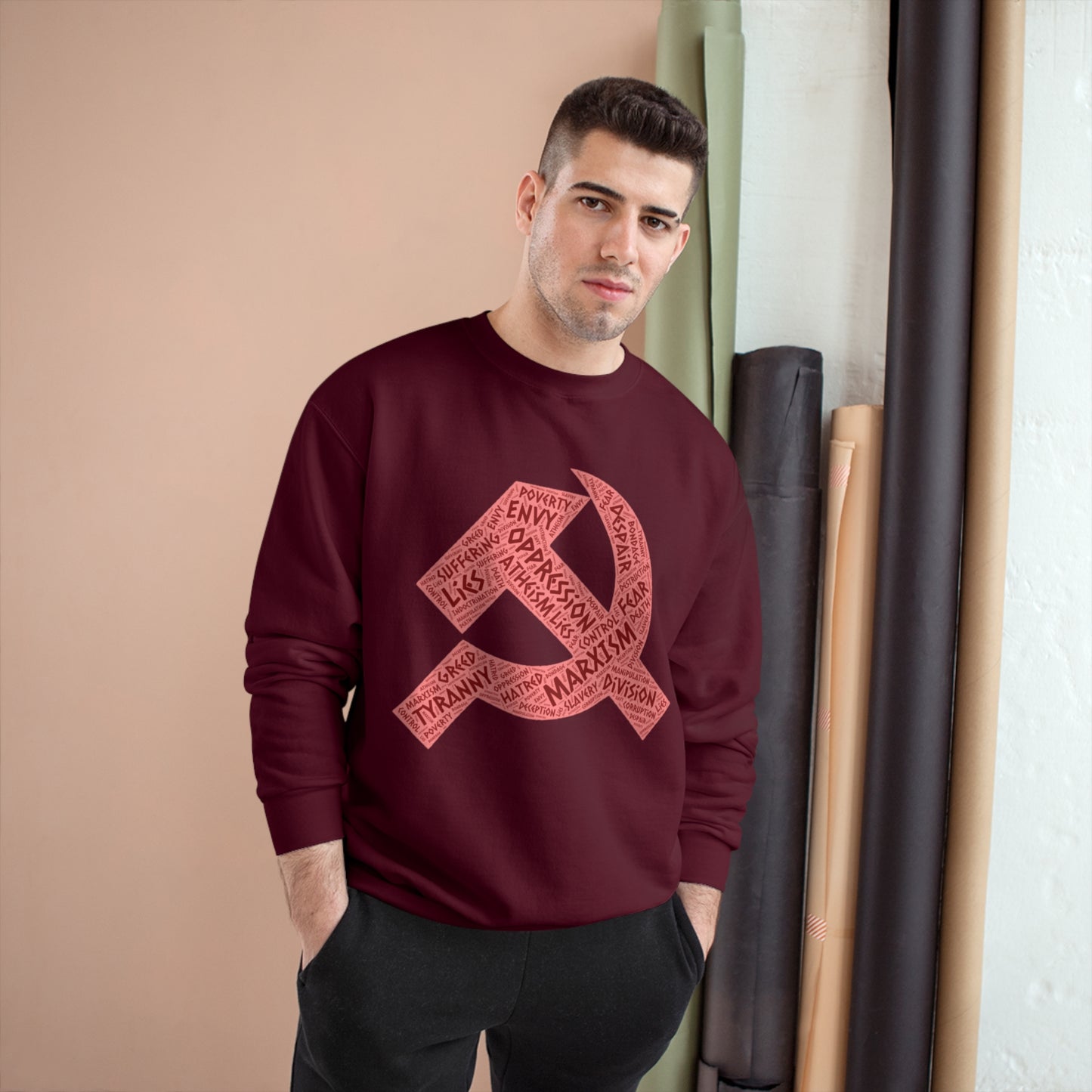 BLOOD RED MARXISM ~ Champion Sweatshirt