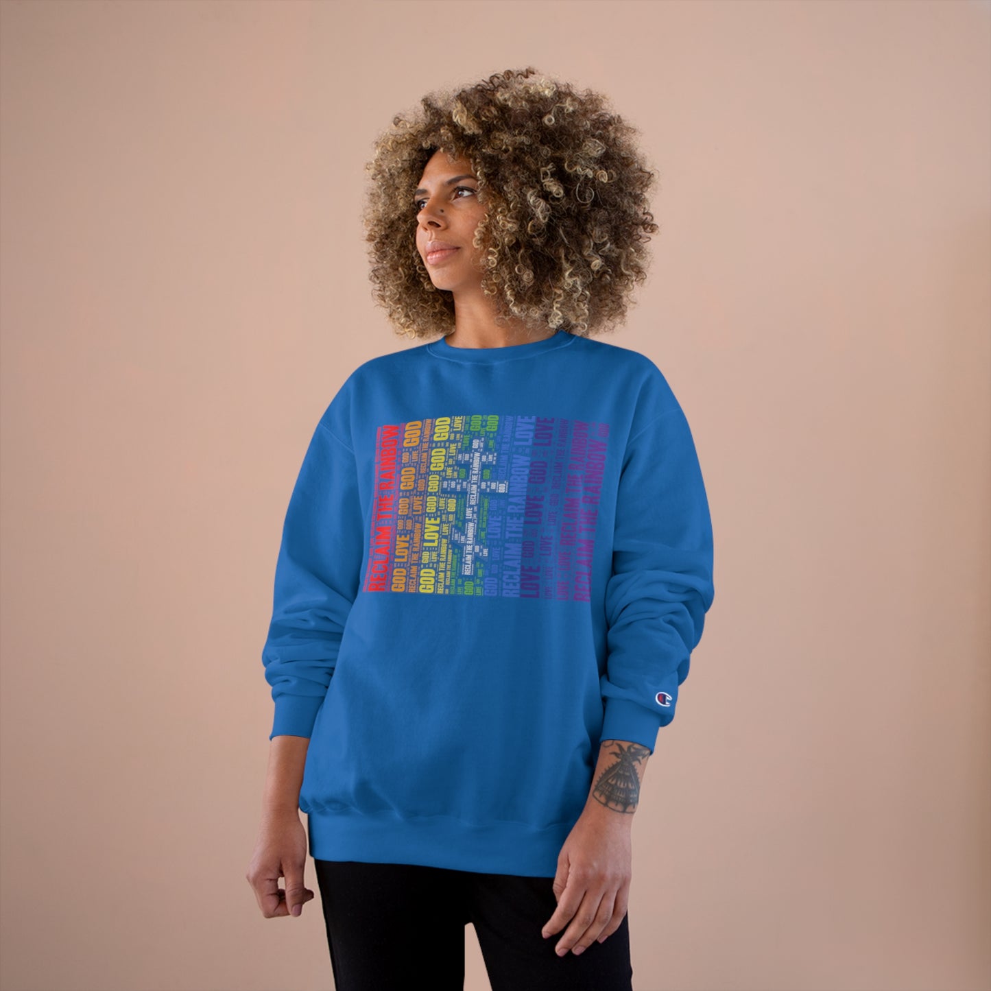 RECLAIM THE RAINBOW ~ Champion Sweatshirt