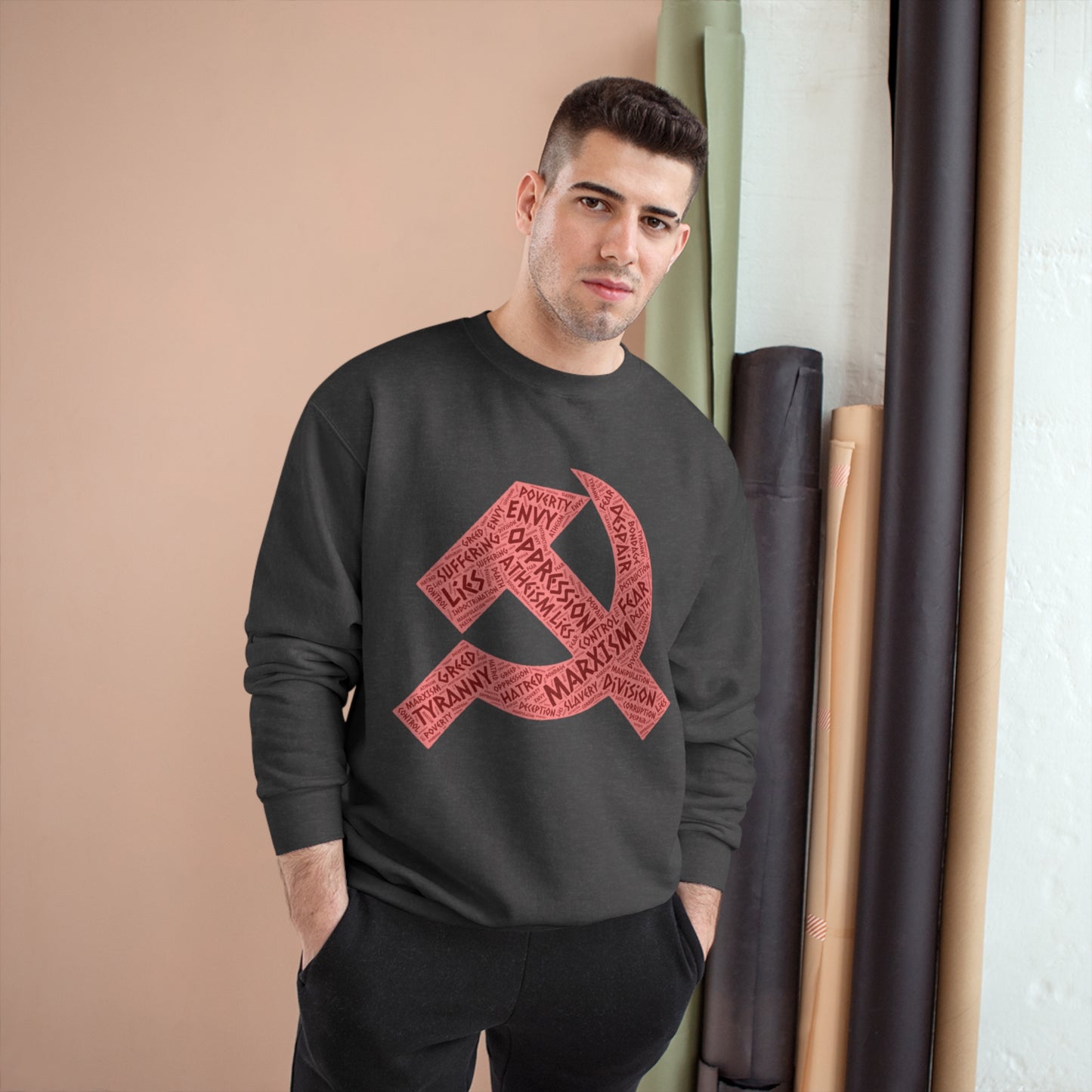 BLOOD RED MARXISM ~ Champion Sweatshirt