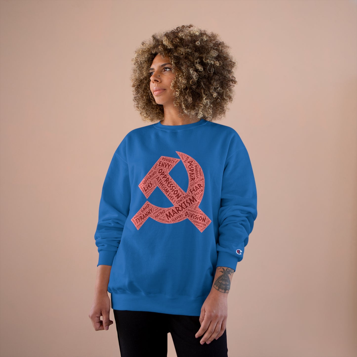 BLOOD RED MARXISM ~ Champion Sweatshirt