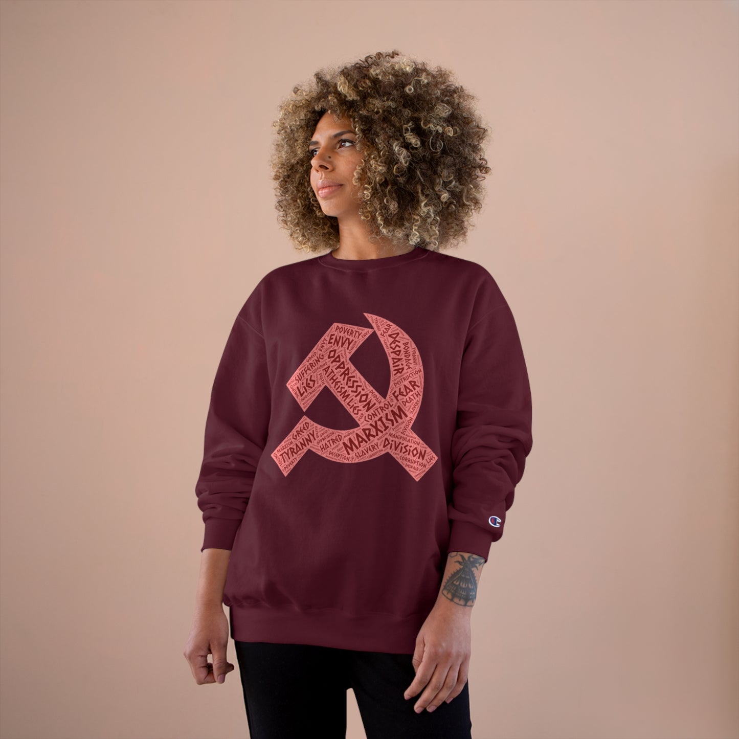 BLOOD RED MARXISM ~ Champion Sweatshirt