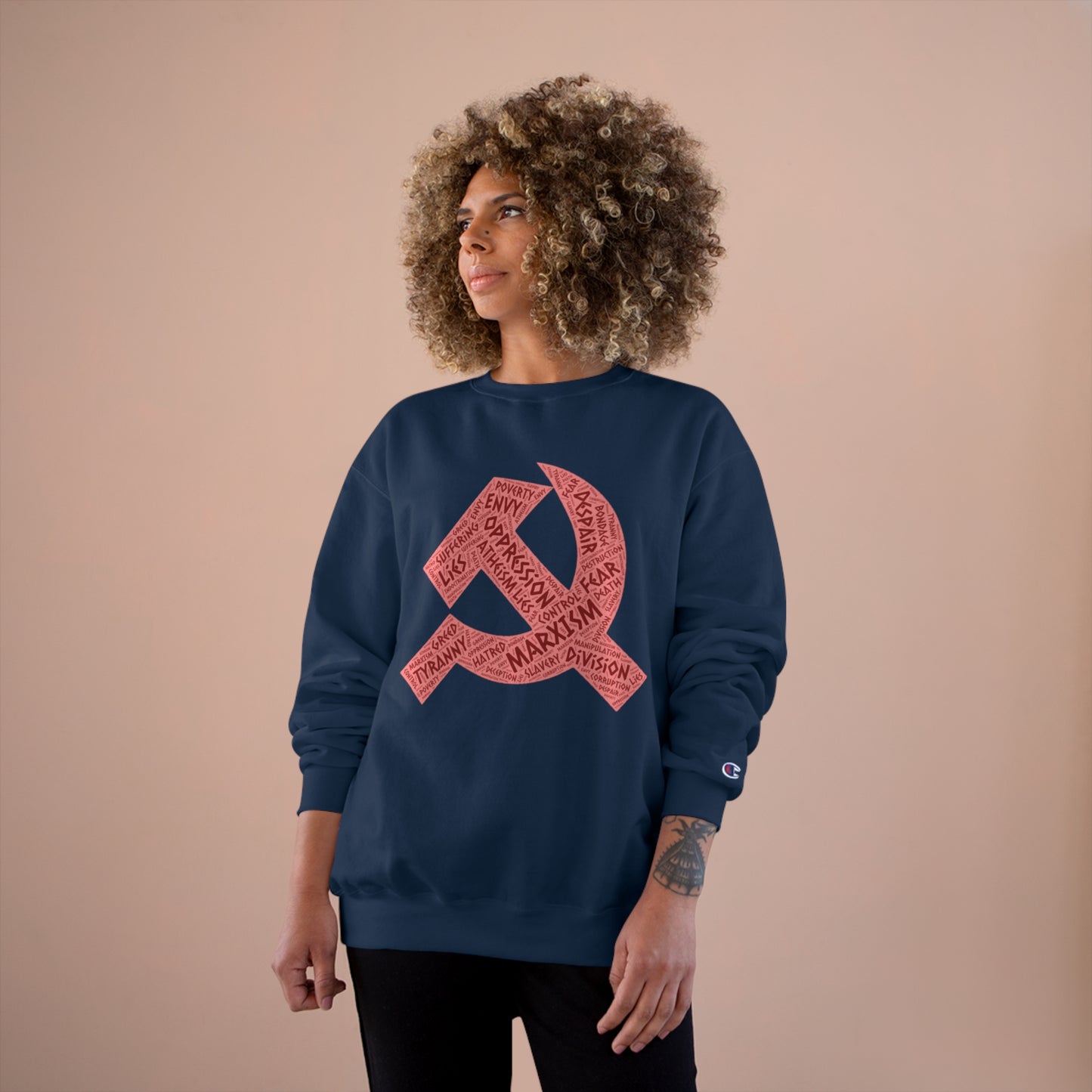 BLOOD RED MARXISM ~ Champion Sweatshirt