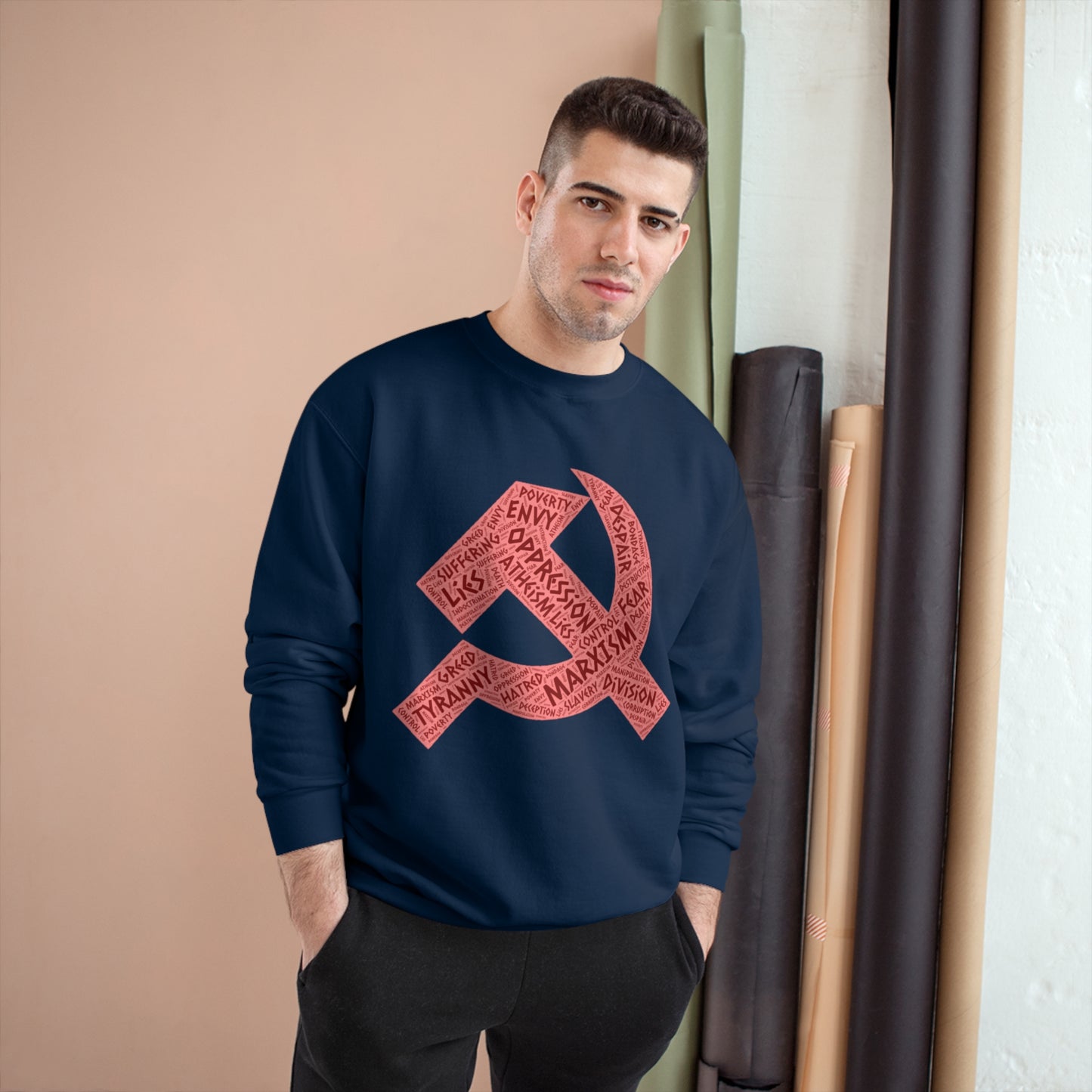 BLOOD RED MARXISM ~ Champion Sweatshirt