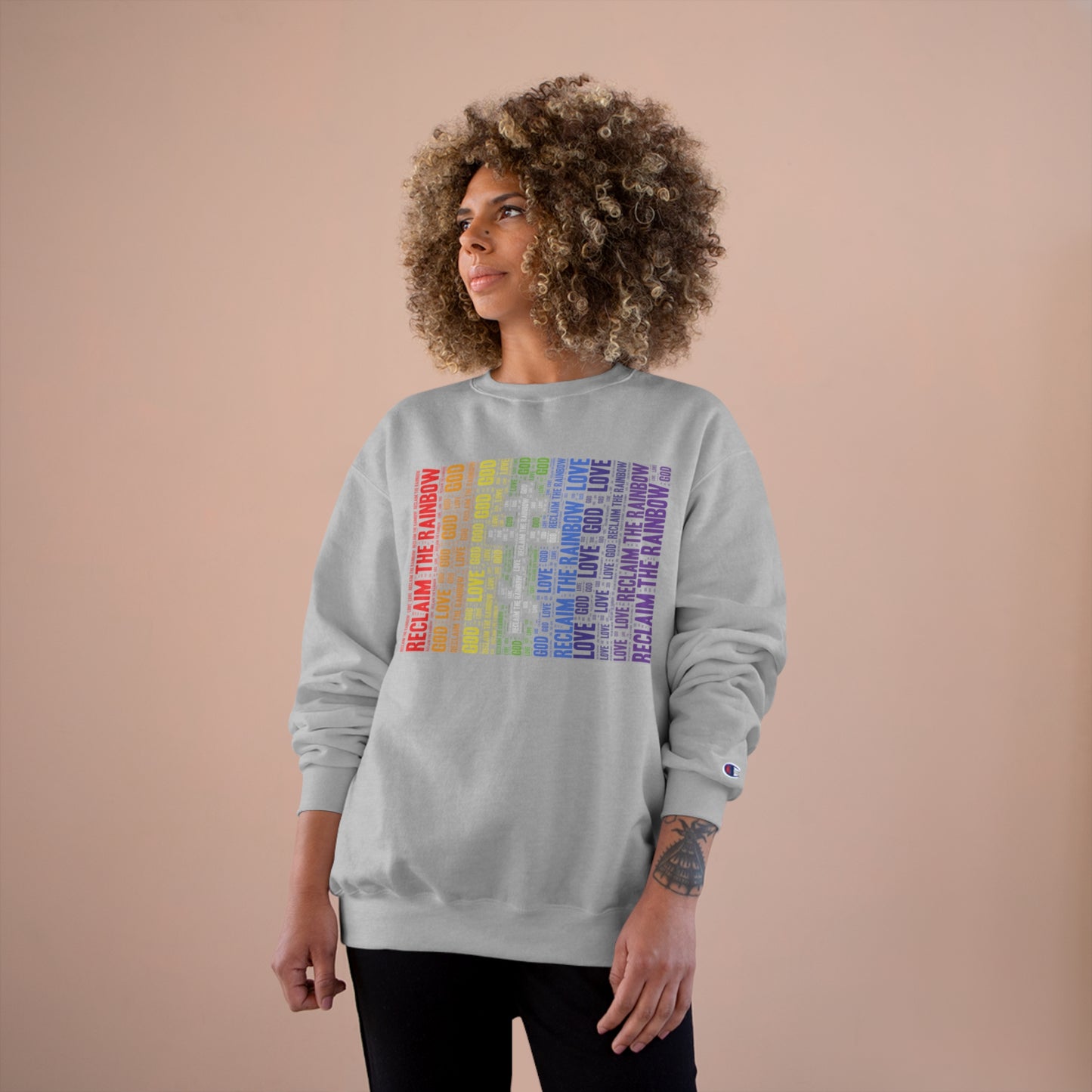 RECLAIM THE RAINBOW ~ Champion Sweatshirt